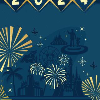 iPhone New Year 2024 wallpaper