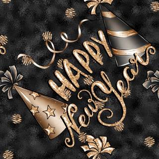 New Year pattern wallpaper