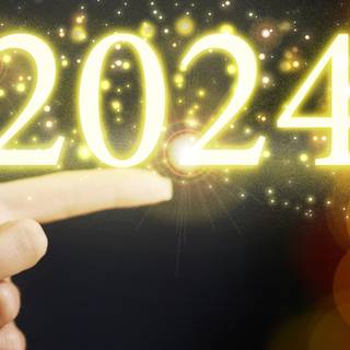 iPhone 2024 New Year wallpaper