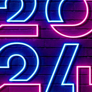 iPhone 2024 New Year wallpaper