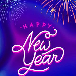 New Years aesthetic iPhone wallpaper