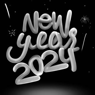 iPhone 2024 New Year wallpaper