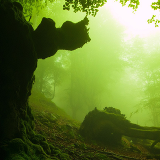 Ultrawide forest wallpaper