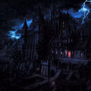 Vampire aesthetic computer wallpaper