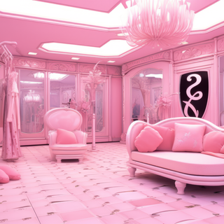 Y2k pink and green computer wallpaper