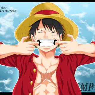 Luffy cute desktop wallpaper