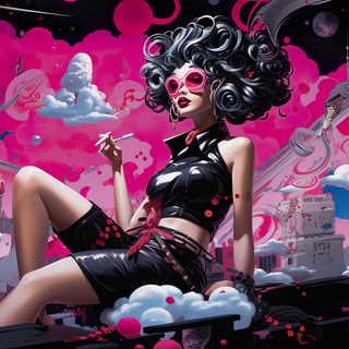 Pink Y2k desktop wallpaper