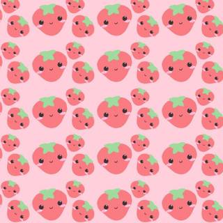 Strawberry anime laptop wallpaper