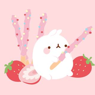 Strawberry anime laptop wallpaper