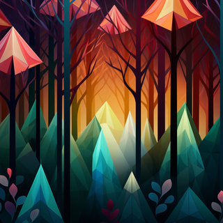 Nature pattern wallpaper