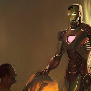 Iron Man AI wallpaper