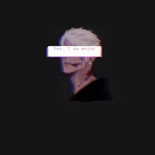 I am weird wallpaper