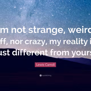 I am weird wallpaper