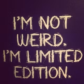 I am weird wallpaper
