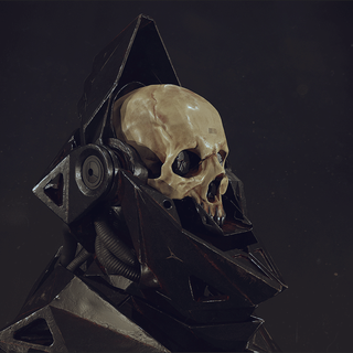 Robot skull wallpaper