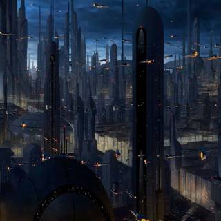 Star Wars Coruscant wallpaper
