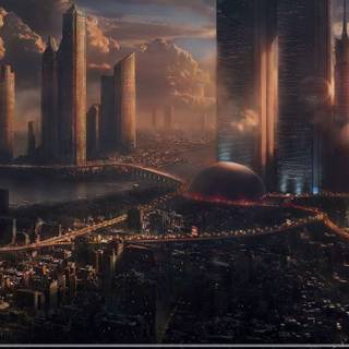 Star Wars Coruscant wallpaper
