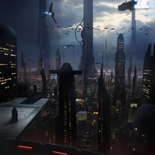 Star Wars Coruscant wallpaper