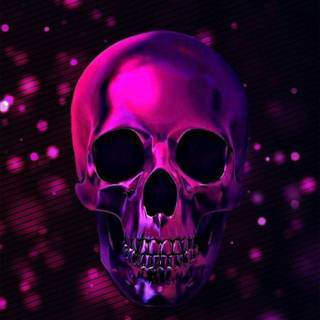 Pink skeleton wallpaper