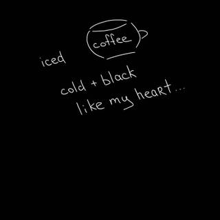 Black writing wallpaper