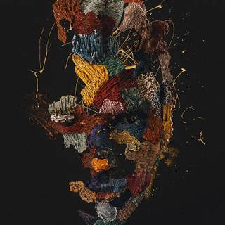 Human head wallpaper