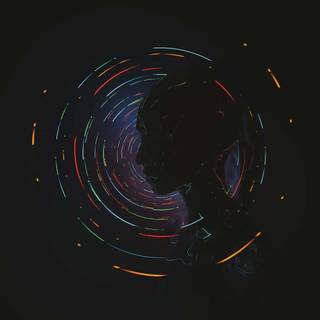 Human head wallpaper