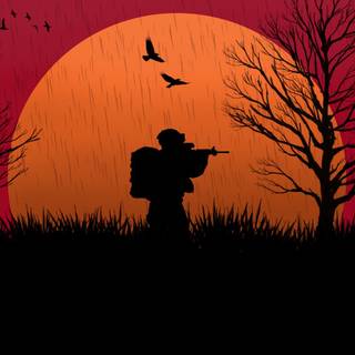 Lone soldier wallpaper