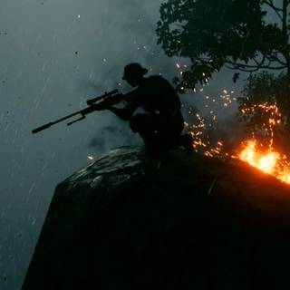 Lone soldier wallpaper