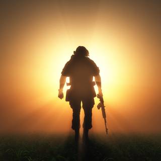 Lone soldier wallpaper