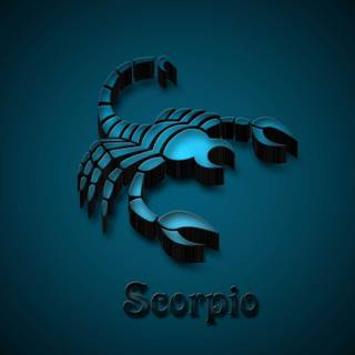 Blue Scorpio wallpaper