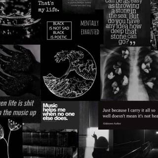 Sad and depressing wallpaper