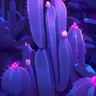 Purple cyan wallpaper