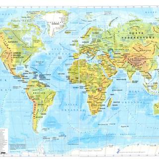 World physical wallpaper