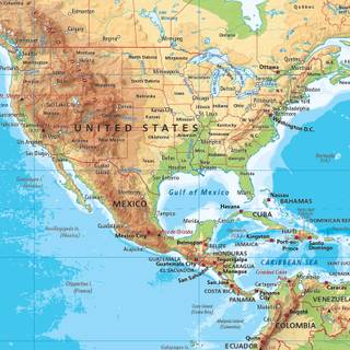 World physical wallpaper