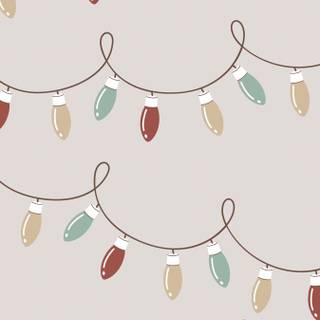 Minimal winter pattern iPad wallpaper