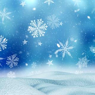 Snowflake winter wallpaper