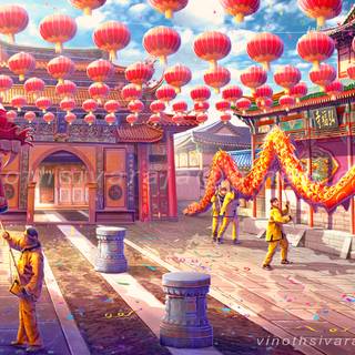 Chinese festival wallpaper