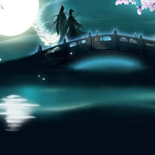 Chinese illustration wallpaper