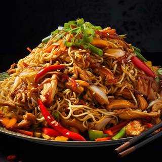 Chinese noodles wallpaper