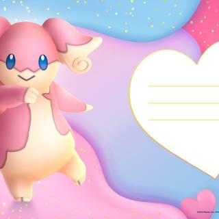 Pokémon Valentine’s Day wallpaper