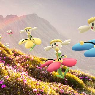 Pokémon Valentine’s Day wallpaper