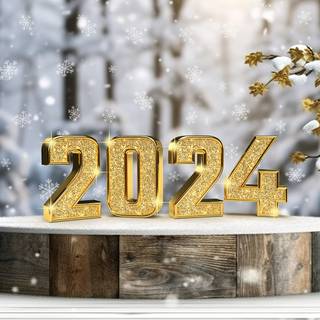 New Year 2024 PC wallpaper