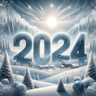 New Year 2024 PC wallpaper