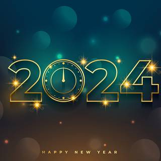 2024 New Year PC wallpaper