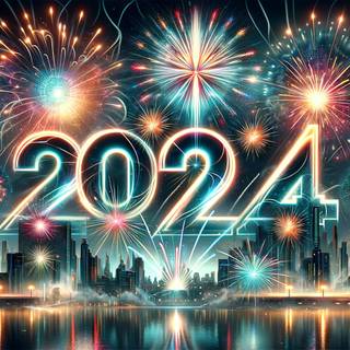 New Year 2024 PC wallpaper