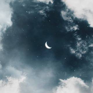 Clouds moon wallpaper