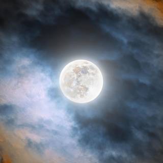Clouds moon wallpaper