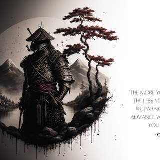 Chinese samurai wallpaper