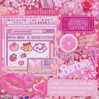 Aesthetic Barbie wallpaper