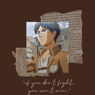 Attack on Titan quote wallpaper